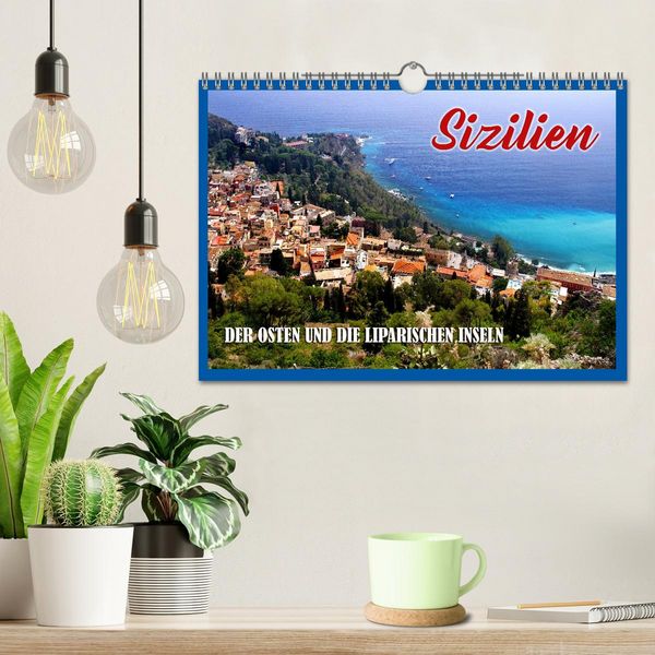 Produktbild: Sizilien - der Osten und die Liparischen Inseln (Wandkalender 2026 DIN A4 quer), CALVENDO Monatskalender