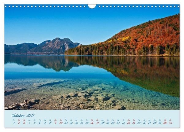 Produktbild: Die Seen Oberbayerns Juwelen der Natur (Wandkalender 2027 DIN A3 quer), CALVENDO Monatskalender