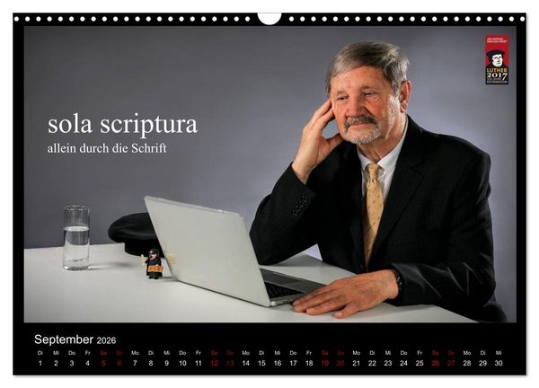 Produktbild: Sch&ouml;nheit im Alter - Worte von Martin Luther in Bildern (Wandkalender 2026 DIN A3 quer), CALVENDO Monatskalender
