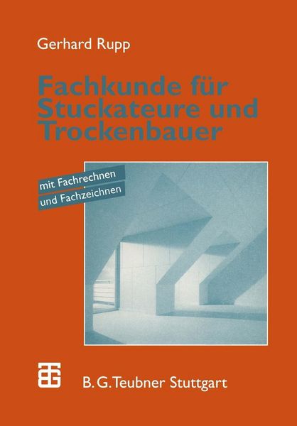 Produktbild: Fachkunde f&uuml;r Stuckateure und Trockenbauer