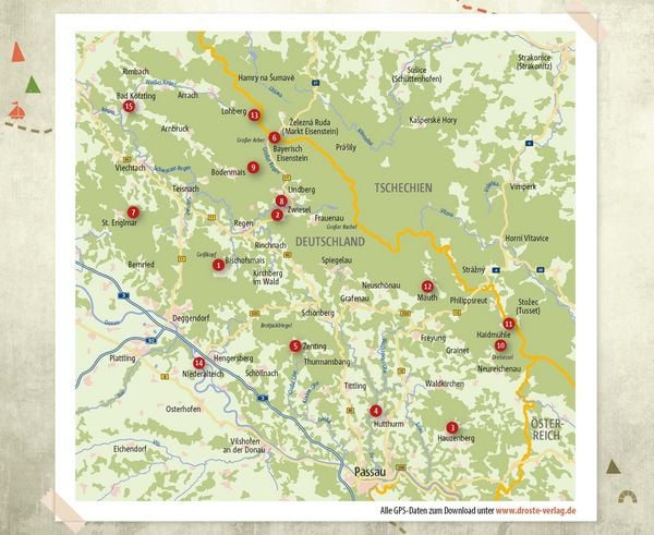 Produktbild: Bayerischer Wald. Radeln f&uuml;r die Seele