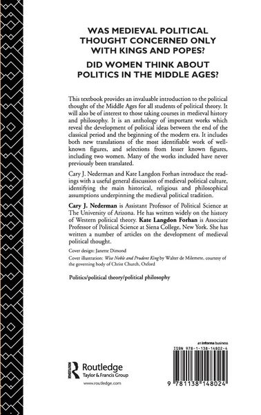 Produktbild: Medieval Political Theory
