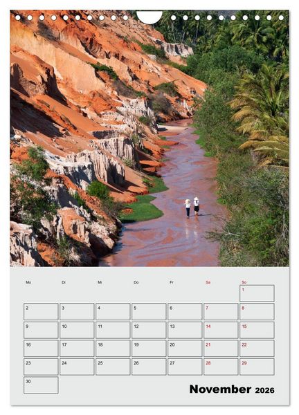 Produktbild: VIETNAM - Mein Urlaubsplaner (Wandkalender 2026 DIN A4 hoch), CALVENDO Monatskalender