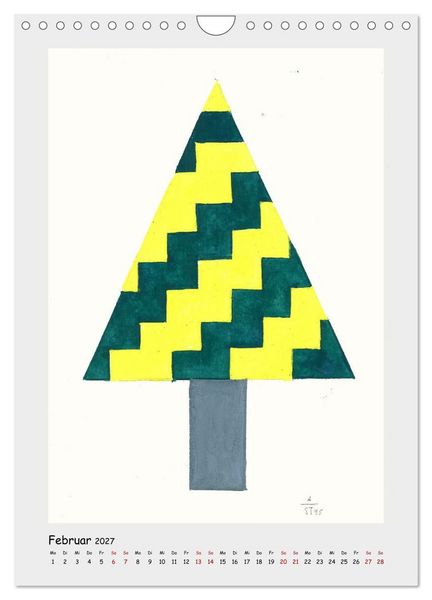 Produktbild: Anton Stankowski. B&auml;ume (Wandkalender 2027 DIN A4 hoch), CALVENDO Monatskalender