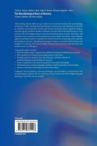 Produktbild: The Neurobiological Basis of Memory