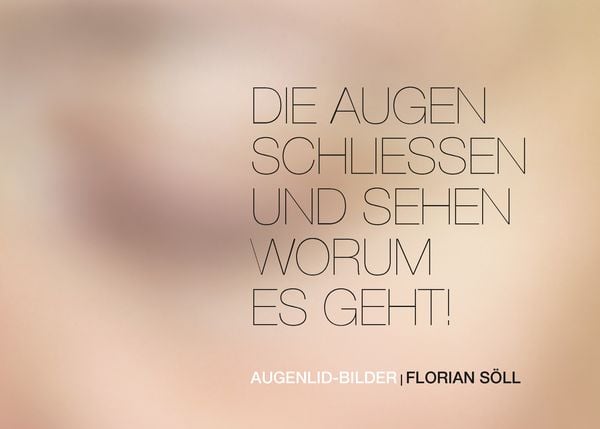 Produktbild: Die Augen schlie&szlig;en und sehen worum es geht