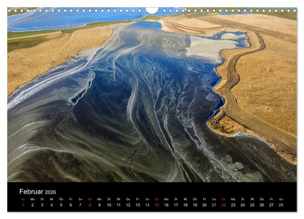 Produktbild: Luftaufnahmen - Faszinierendes Nordfriesland (Wandkalender 2026 DIN A3 quer), CALVENDO Monatskalender