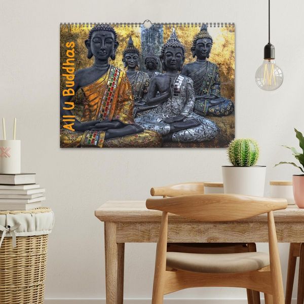 Produktbild: All U Buddhas (Wandkalender 2026 DIN A3 quer), CALVENDO Monatskalender