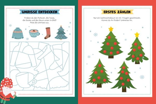 Produktbild: Mein Adventskalenderbuch R&auml;tselspa&szlig; mit den Wichteln