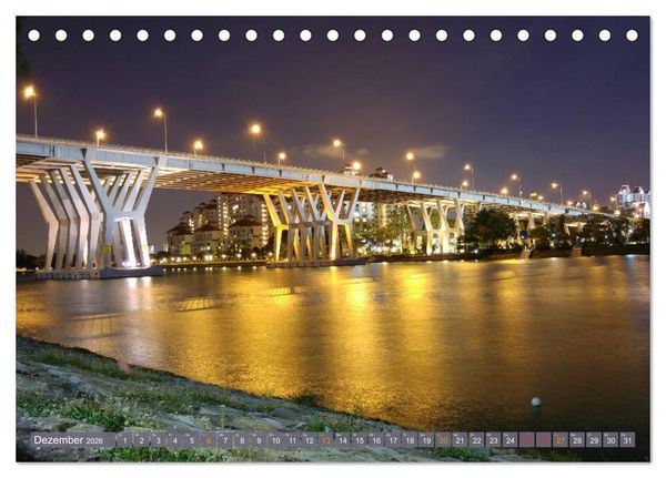 Produktbild: Singapur. Stadt der Superlative (Tischkalender 2026 DIN A5 quer), CALVENDO Monatskalender