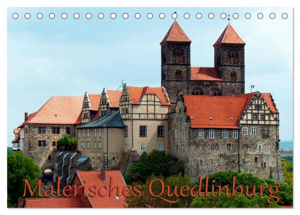 Produktbild: Malerisches Quedlinburg (Tischkalender 2026 DIN A5 quer), CALVENDO Monatskalender