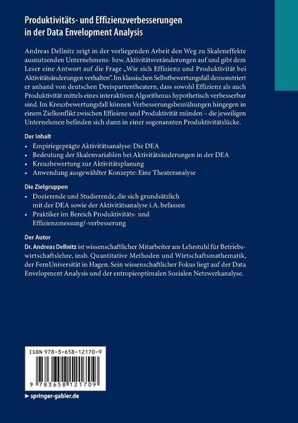 Produktbild: Produktivit&auml;ts- und Effizienzverbesserungen in der Data Envelopment Analysis