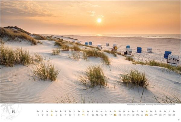Produktbild: Nordsee Globetrotter Kalender 2027 - Von frischem Wind und weiten Str&auml;nden