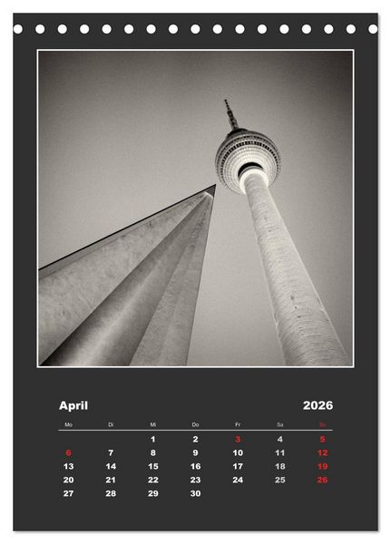 Produktbild: Berlin - Portrait einer Stadt (Tischkalender 2026 DIN A5 hoch), CALVENDO Monatskalender