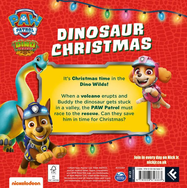 Produktbild: Paw Patrol Dinosaur Christmas Picture book