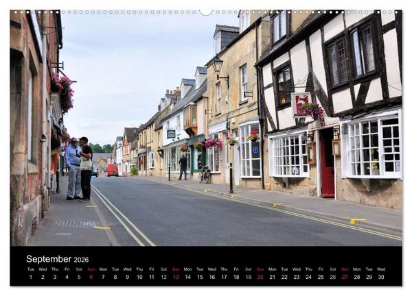 Produktbild: Cotswold Towns (High Quality Premium Wall Calendar 2026 DIN A2 landscape),CALVENDO 12 Month Wall Calendar