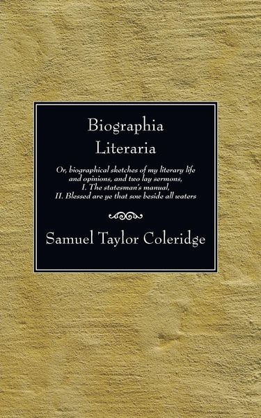 Produktbild: Biographia Literaria