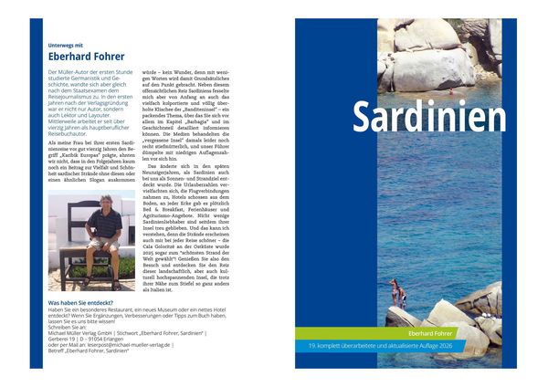 Produktbild: MICHAEL M&Uuml;LLER Reisef&uuml;hrer Sardinien