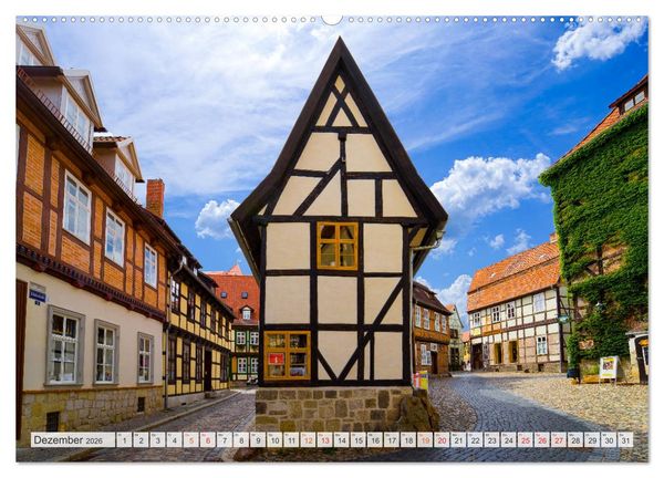 Produktbild: Quedlinburg Impressionen (Wandkalender 2026 DIN A2 quer), CALVENDO Monatskalender