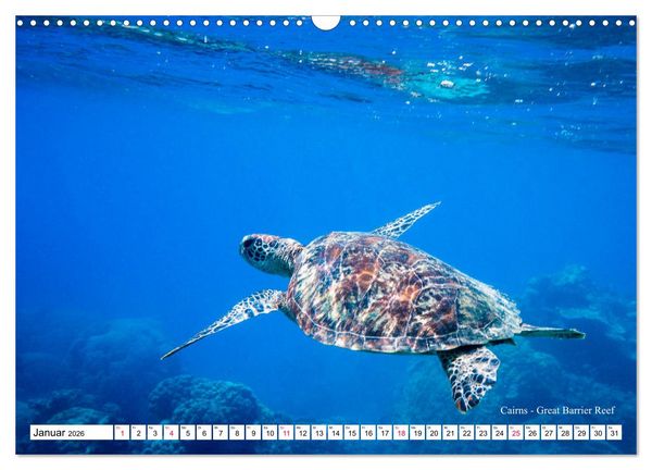 Produktbild: Australien Ostk&uuml;ste - von Cairns nach Sydney (Wandkalender 2026 DIN A3 quer), CALVENDO Monatskalender