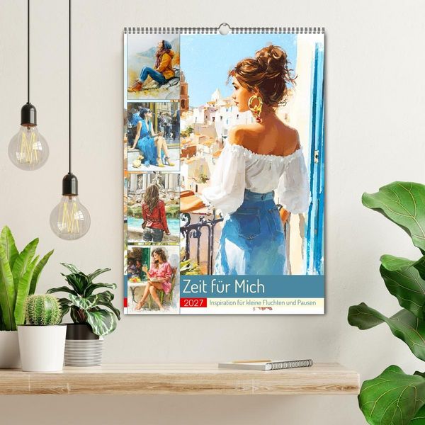 Produktbild: Zeit f&uuml;r Mich. Inspiration f&uuml;r kleine Fluchten und Pausen (Wandkalender 2027 DIN A2 hoch), CALVENDO Monatskalender