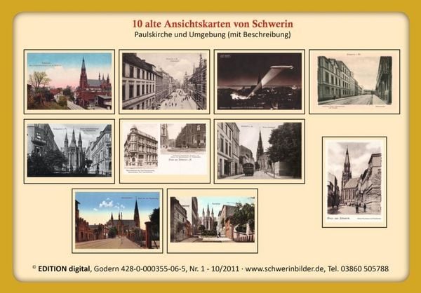 Produktbild: 10 alte Ansichtskarten von Schwerin