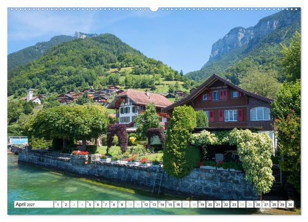 Produktbild: Faszination Berner Oberland - Thuner- und Brienzersee (Wandkalender 2027 DIN A2 quer), CALVENDO Monatskalender