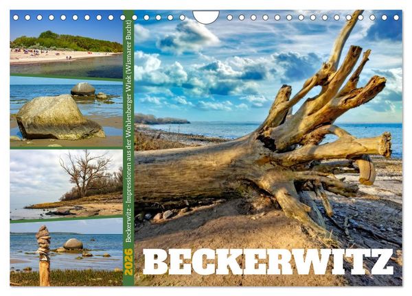 Produktbild: Beckerwitz - Impressionen aus der Wohlenberger Wiek (Wismarer Bucht) (Wandkalender 2026 DIN A4 quer), CALVENDO Monatskalender