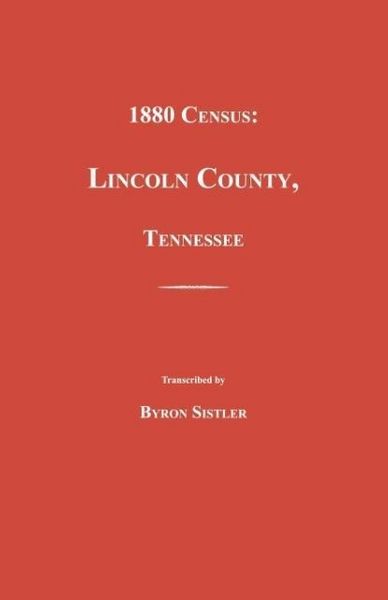 Produktbild: 1880 Census, Lincoln County, Tennessee