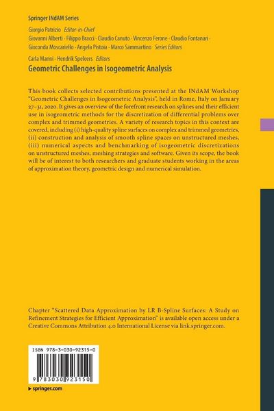 Produktbild: Geometric Challenges in Isogeometric Analysis