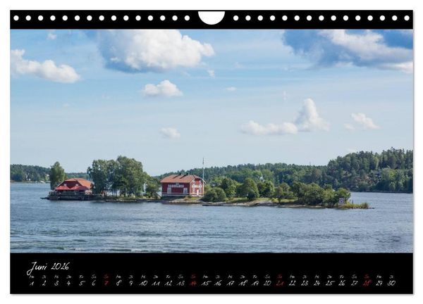 Produktbild: Stockholm und seine Sch&auml;ren (Wandkalender 2026 DIN A4 quer), CALVENDO Monatskalender
