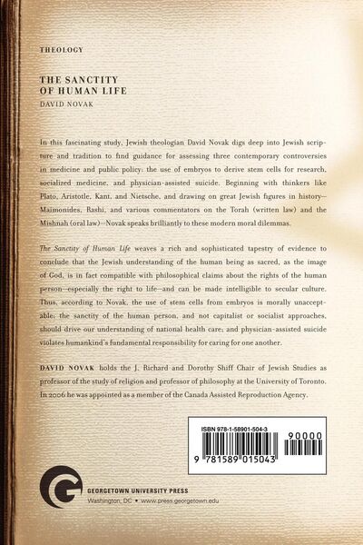 Produktbild: Novak, D: Sanctity of Human Life