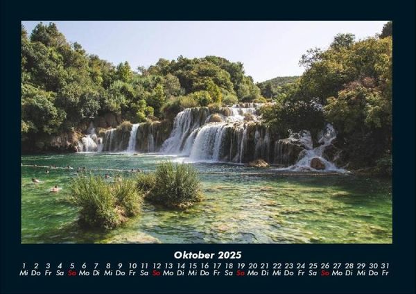 Produktbild: Wasserf&auml;lle 2025 Fotokalender DIN A4