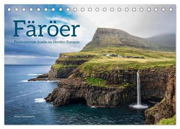 Färöer – Faszinierende Inseln im Norden Europas (Tischkalender 2026 DIN A5 quer), CALVENDO Monatskalender