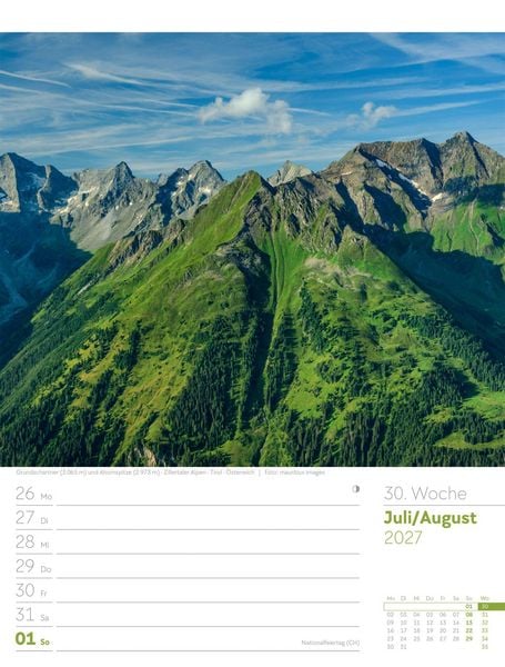 Produktbild: Faszination Alpenwelt Wochenplaner Kalender 2027