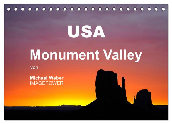 Produktbild: USA - Monument Valley (Tischkalender 2026 DIN A5 quer), CALVENDO Monatskalender