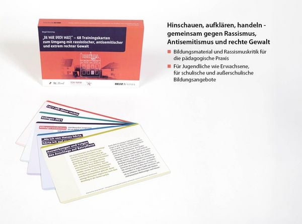 Produktbild: &raquo;Da war doch was!&laquo; &ndash; 68 Trainingskarten zum Umgang mit rassistischer, antisemitischer und extrem rechter Gewalt