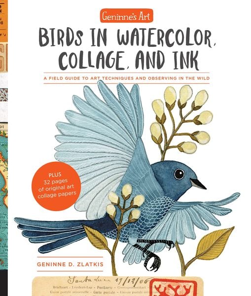 Produktbild: Geninne's Art: Birds in Watercolor, Collage, and Ink