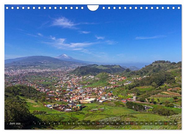 Produktbild: Vulkaninsel im Atlantik, Teneriffa (Wandkalender 2026 DIN A4 quer), CALVENDO Monatskalender