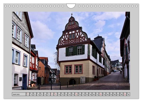 Hessen Highlights (Wandkalender 2025 DIN A4 quer), CALVENDO Monatskalender