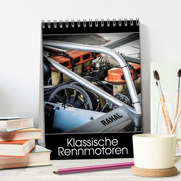 Produktbild: Klassische Rennmotoren (Tischkalender 2025 DIN A5 hoch), CALVENDO Monatskalender