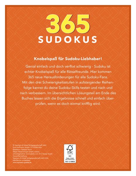 Produktbild: 365 Sudokus