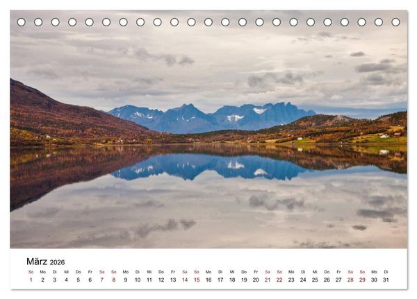 Produktbild: Skandinavien - Hoch im Norden (Tischkalender 2026 DIN A5 quer), CALVENDO Monatskalender
