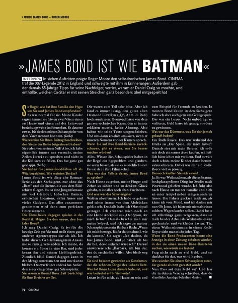 Produktbild: Cinema pr&auml;sentiert: Inside James Bond (Erweiterte Neuausgabe)