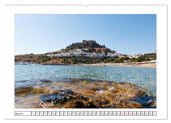 Produktbild: Rhodos, eine Sonneninsel (hochwertiger Premium Wandkalender 2026 DIN A2 quer), Kunstdruck in Hochglanz