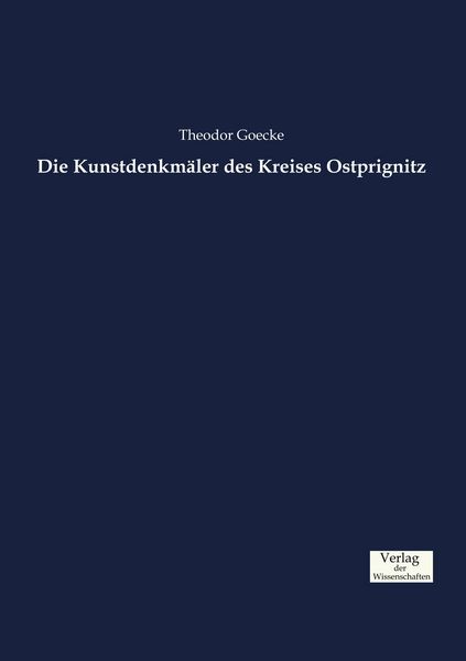 Produktbild: Die Kunstdenkm&auml;ler des Kreises Ostprignitz