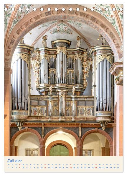 Produktbild: Orgel Giganten (Tischkalender 2027 DIN A5 hoch), CALVENDO Monatskalender