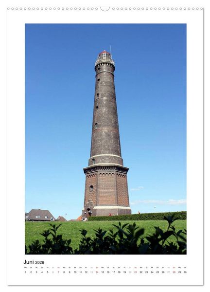 Produktbild: Borkum - Inseltr&auml;ume an der Nordsee (hochwertiger Premium Wandkalender 2026 DIN A2 hoch), Kunstdruck in Hochglanz