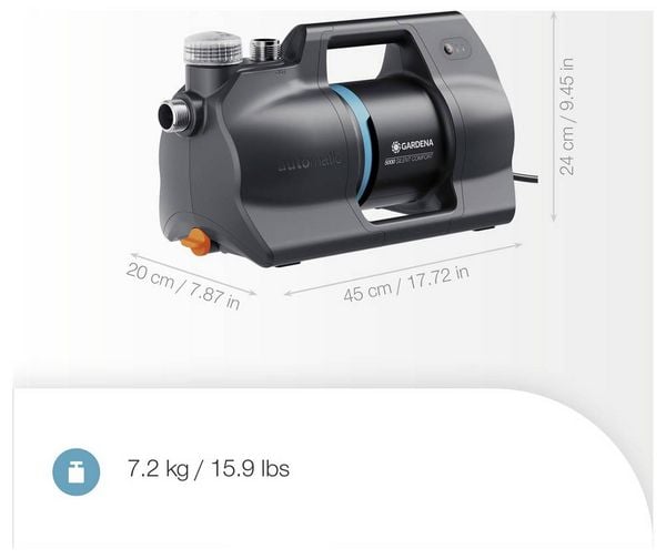 Produktbild: GARDENA Haus- & Gartenautomat 5000 SilentComfort Hauswasserautomat 5000 l/h