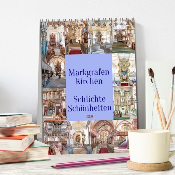 Produktbild: Markgrafenkirchen (Tischkalender 2026 DIN A5 hoch), CALVENDO Monatskalender